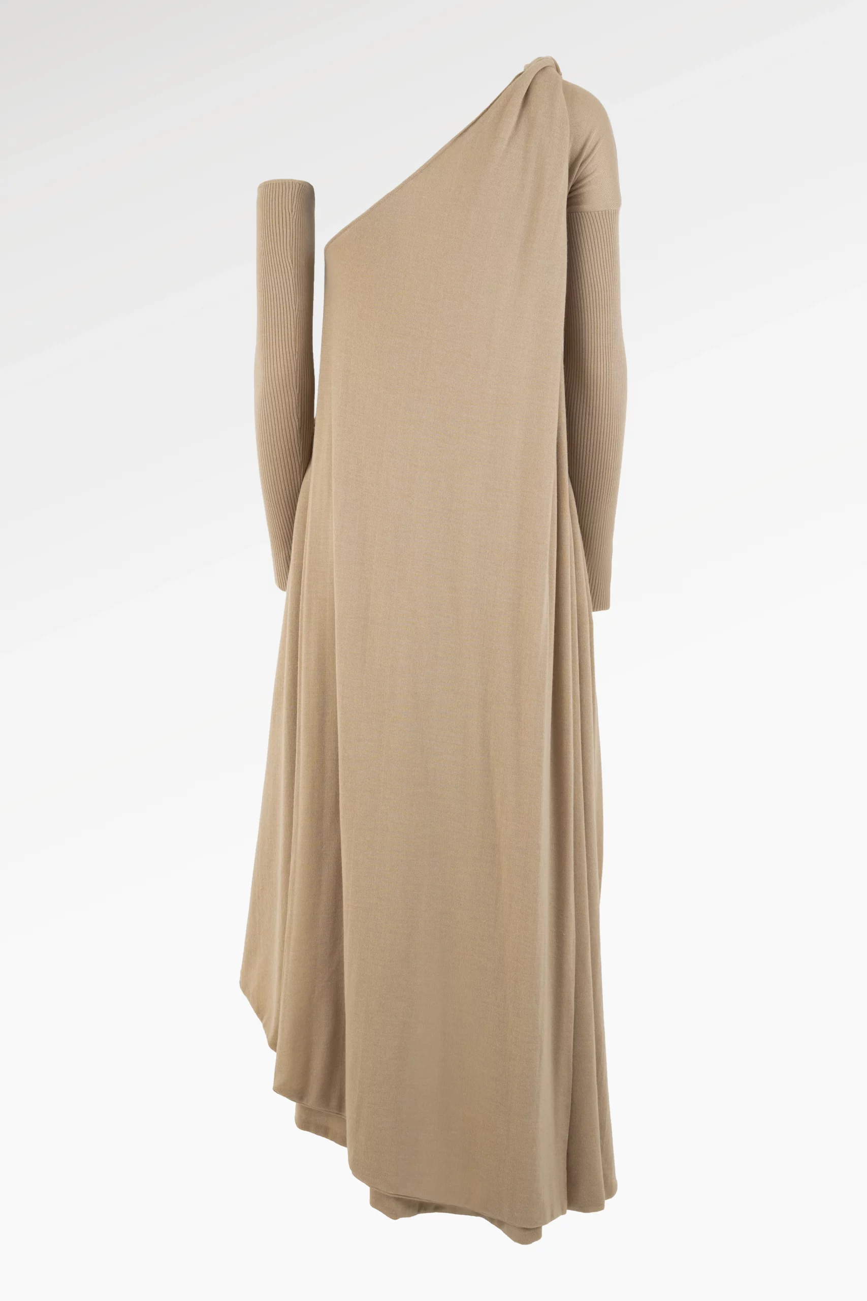 josephine-riviere-robe-drapee-cachemire-soie-manche-amovible-cleopatre-dos