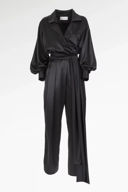 Combinaison JR en satin de soie
