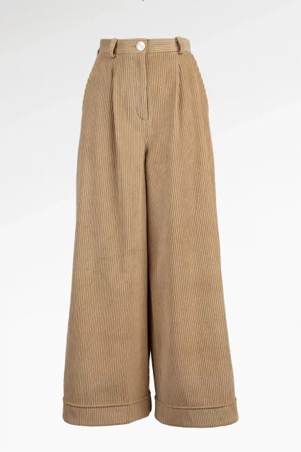 Pantalon Allure velours beige