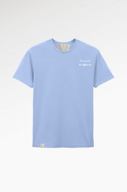 T-shirt unisexe brodé "Se nourrir des différences"